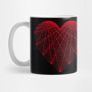 heart in line Mug